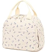 Bluboon Lunch Bag for Women Men Cute Corduroy Lunch Tote Bags Reusable Insulated Lunch Box Large ...