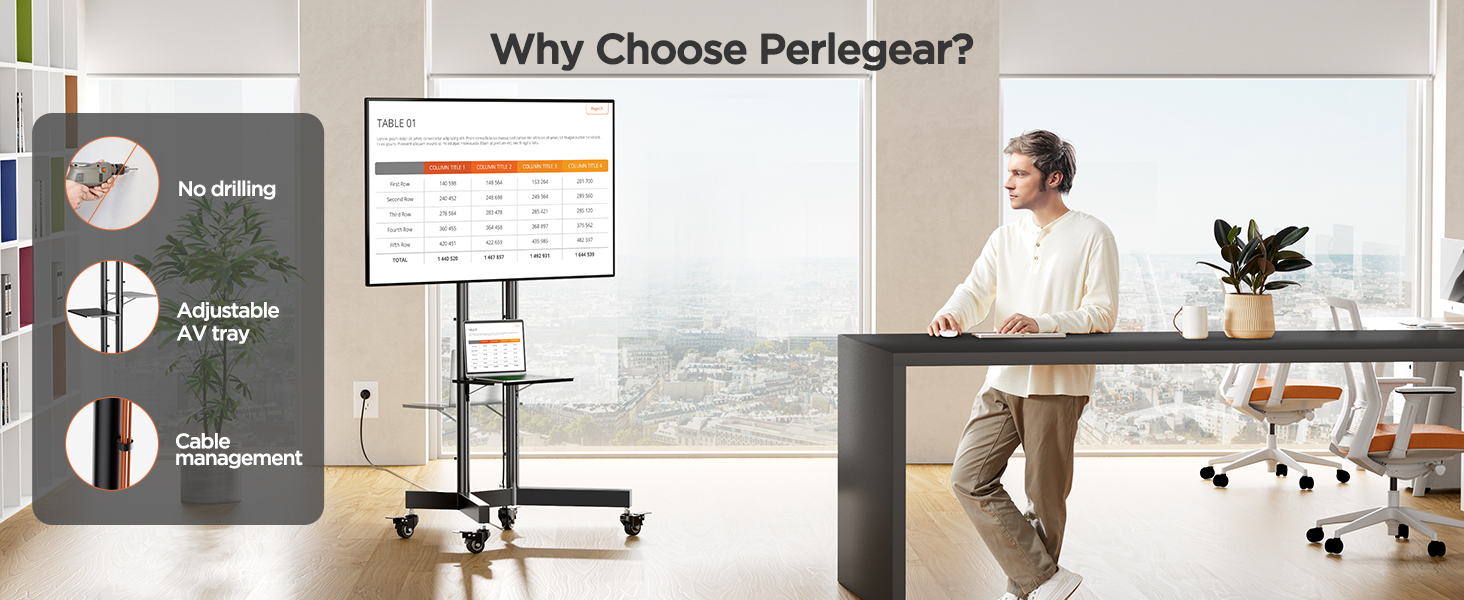 mobile tv stand