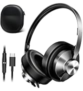 INFURTURE Wired Over-Ear Headphones, USB C Headphones with Memory Foam, Sound & Durable Metal Fra...