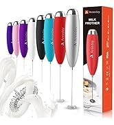 Milk Frother, Coffee Frother Handheld, Hand Mixer, Upgraded Motor Electric Whisk Durable Low Nois...