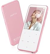 AGPTEK 64GB MP3 Player with Bluetooth, M3 2.4 inch Music Player with Speaker and FM Radio, Touch ...
