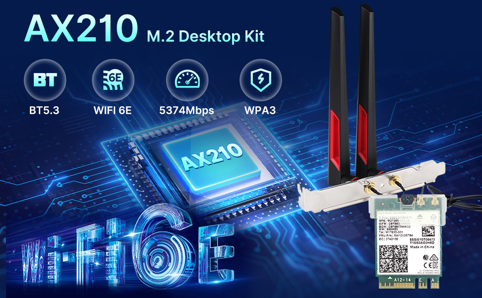 AX210 M.2 Desktop Kit