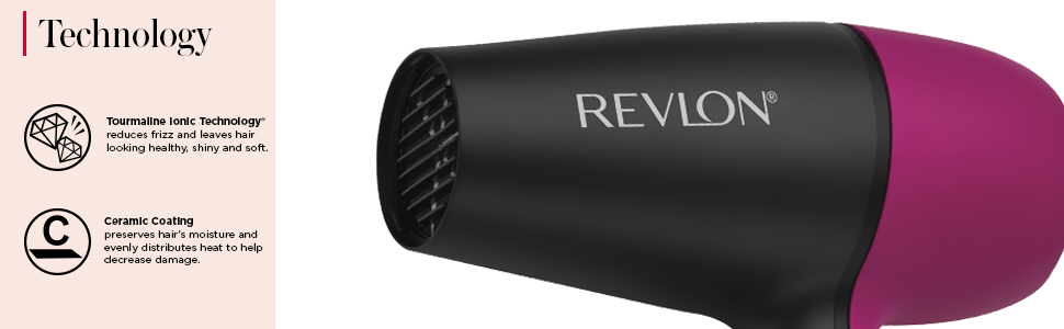Perfect Match Hair Dryer Tourmaline Ionic Technology and Ceramic Coating to preserve hair 