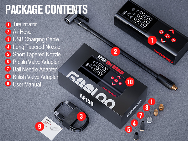 tire compressor portable for car