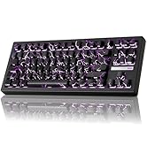 ZORNHER ZH870 Wireless Mechanical Gaming Keyboard,80% Black Custom Creamy Sound Keyboard with Shi...