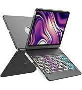 iPad Pro 11 inch Case with Keyboard(4th/3rd/2nd/1st Gen),10 Color Backlight Keyboard for iPad Air...