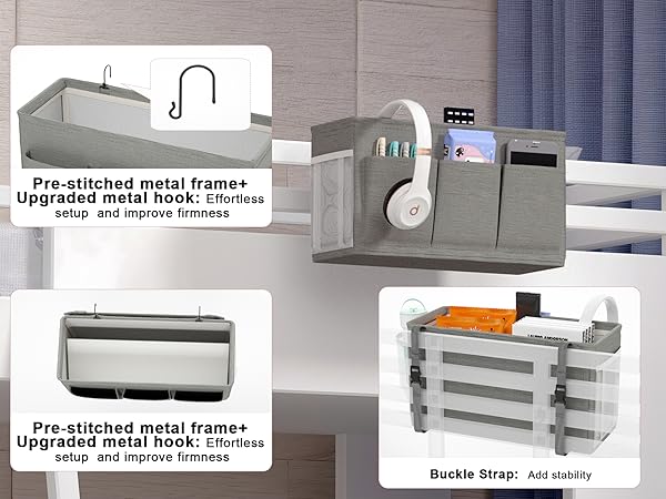 bed storage caddy