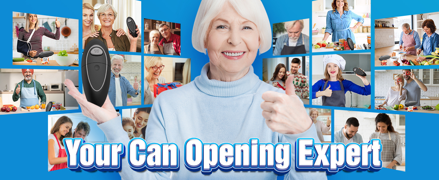 one touch can opener, left handed can opener, camping can opener, safe cut can opener