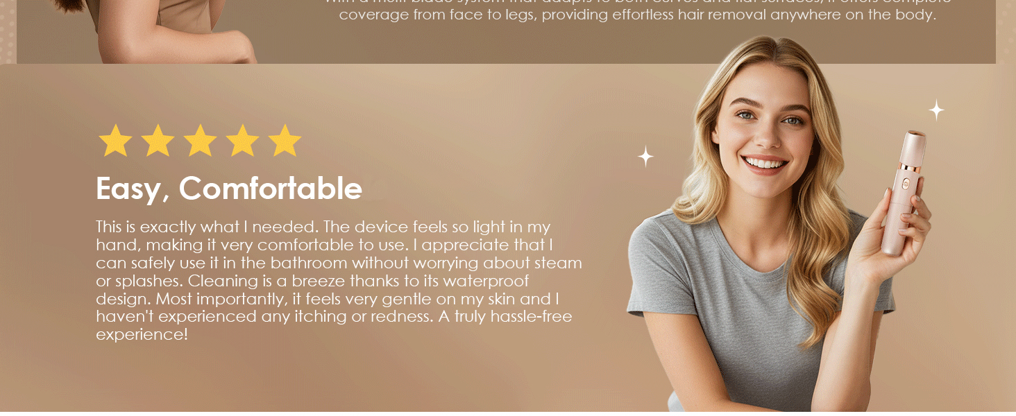 PluxyEpil Pro 3.0 Women Face Epilator