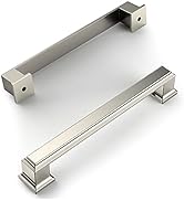 Amerdeco 10 Pack Brushed Satin Nickel 5 Inch(128mm) Hole Centers Kitchen Cabinet Pulls Cabient Ha...
