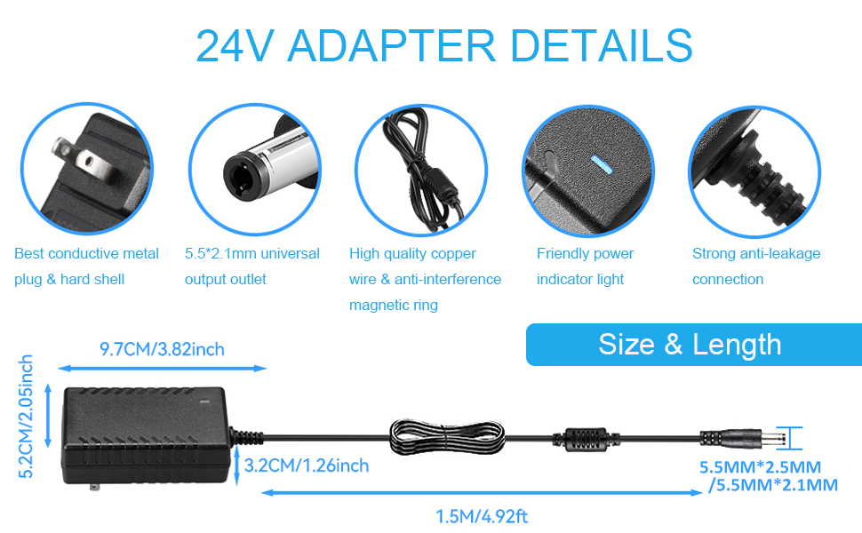 24V 3A Power Supply DC 24V 2A 24V 1A DC Power Supply 
