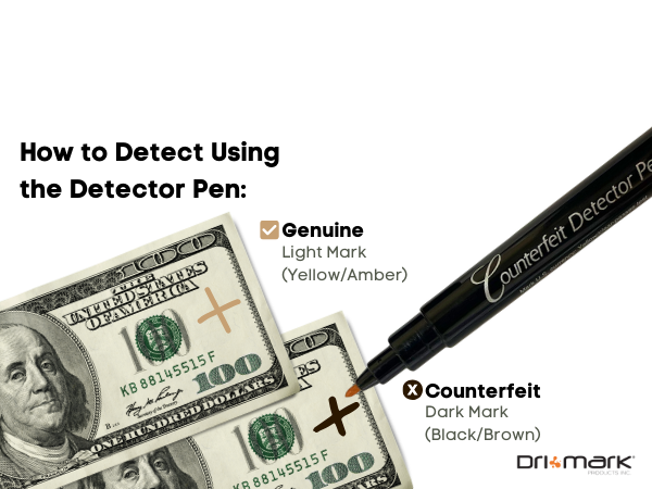 Counterfeit detection Currency detector pen Counterfeit bill pen UV counterfeit pen marker Money