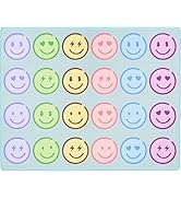 8' x 10' Classroom Rug, Carpets Schoolgirl Style Pastel Smileys Educational Area Rugs for Kids Ro...