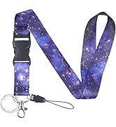 Yiflin Cute Neck Lanyard for Keys,Keychain,Wallet,ID Card Holder,with Quick Release Buckle