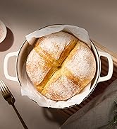 CAROTE 7QT Enameled Cast Iron Dutch Oven Pot with Lid, Heavy-Duty Dutch Ovens for Sourdough Bread...