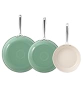 Redchef Non Stick Ceramic Frying Pan Set, Non Toxic Ceramic Pans for Cooking, 8