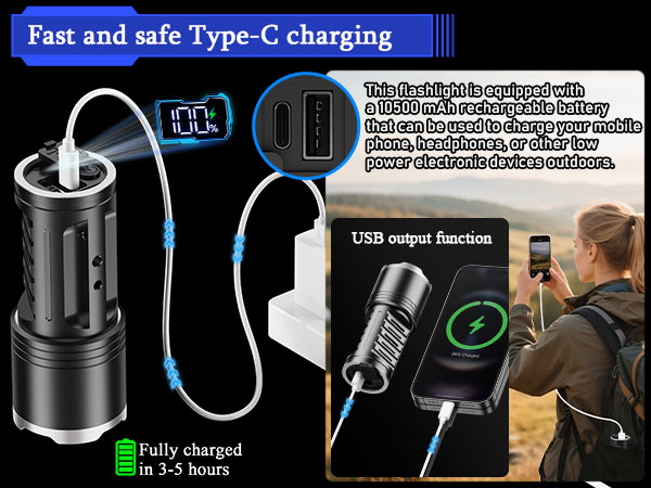 flashlight rechargeable