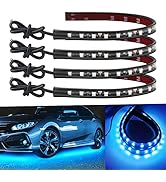 Car Led Strip Lights 32CM Waterproof Led Light Strips for Cars Motorcycles Golf Cart Interior &amp; E...