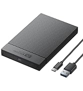 2.5 Inch Hard Drive Enclosure, 6Gbps USB 3.1 Gen 1 to SATA III High-Speed Transmission for 7-9.5M...