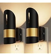 L LOHAS LED Night Lights Plug into Wall, [2 Pack] Dimmable Night Light with Dusk to Dawn Sensor,0...