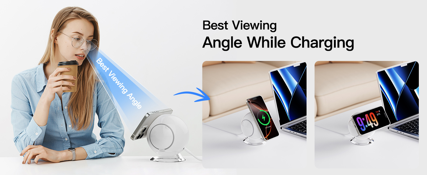 Wireless 3-in-1 charger