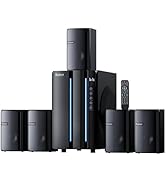 Bobtot Surround Sound Systems Home Theater System - 800 Watts Peak Power 6.5" Subwoofer 5.1/2.1 W...