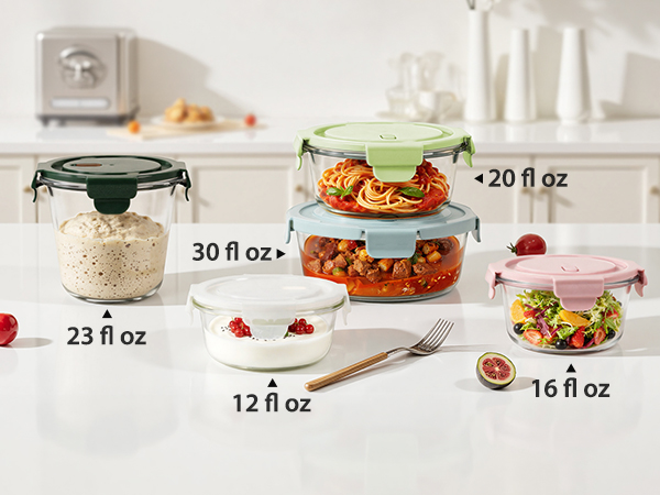 glass containers for food storage