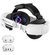TRANSNOVO Battery Head Strap Compatible with Meta Quest 3S/Quest 3, 10000mAh Battery Pack, 20W Fa...