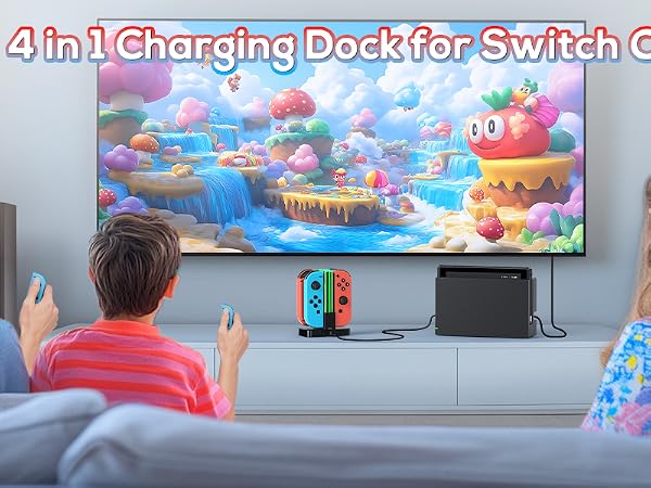 FYOUNG 4 IN 1 Charging Dock for Joycon