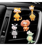 ZOSTLAND Cute Car Air Vent Clip Decoration,Big Eye Animal Car Air Fresheners,Automotive Interior ...