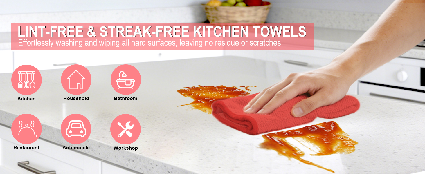 Reusable, Washable, Scratch Free, Ultra Absorbent Dishcloth