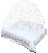 MEKKAPRO Mosquito Net for Bed, Portable Pop Up Mosquito Net, 80" x 71" x 63" Large, Folding Mosqu...