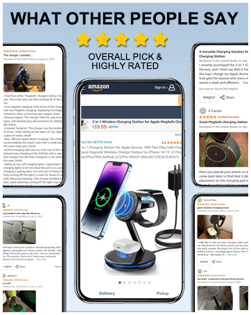 3 in 1 Wireless Charging Station