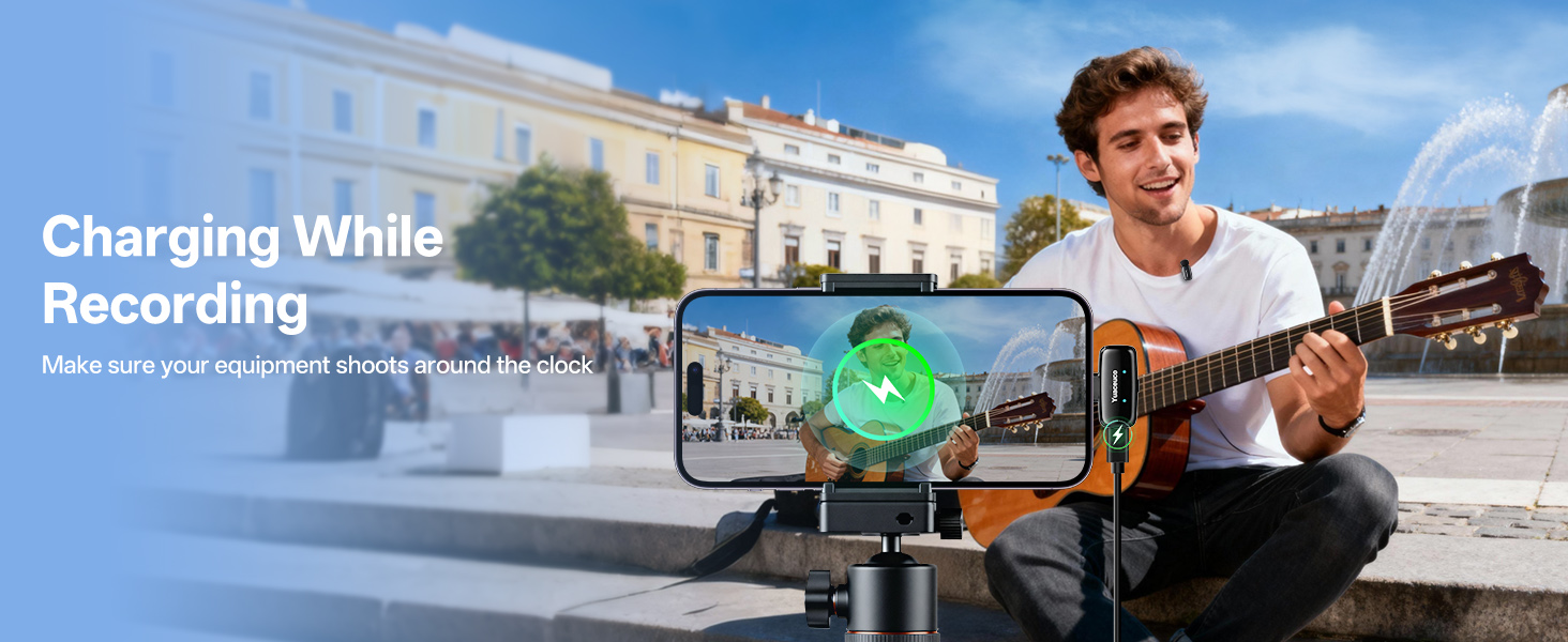 Wireless Lavalier Microphone for iPhone