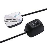 TWTADE Paste Type Switch Car Push Button Switch ON/Off DC12V Surface Mount Switch Water Drop Shap...