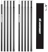 Tent Poles for Tarp, AVOFOREST Camping Tent Tarps Poles Adjustable Camping Accessories 76in Heavy...