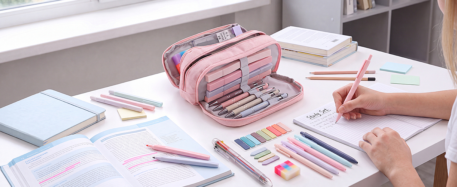 Pencil Case with Supplies