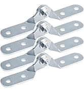 heneng 4 Pcs 4 Hole Adjustable Hinge Bracket for 1-5/8