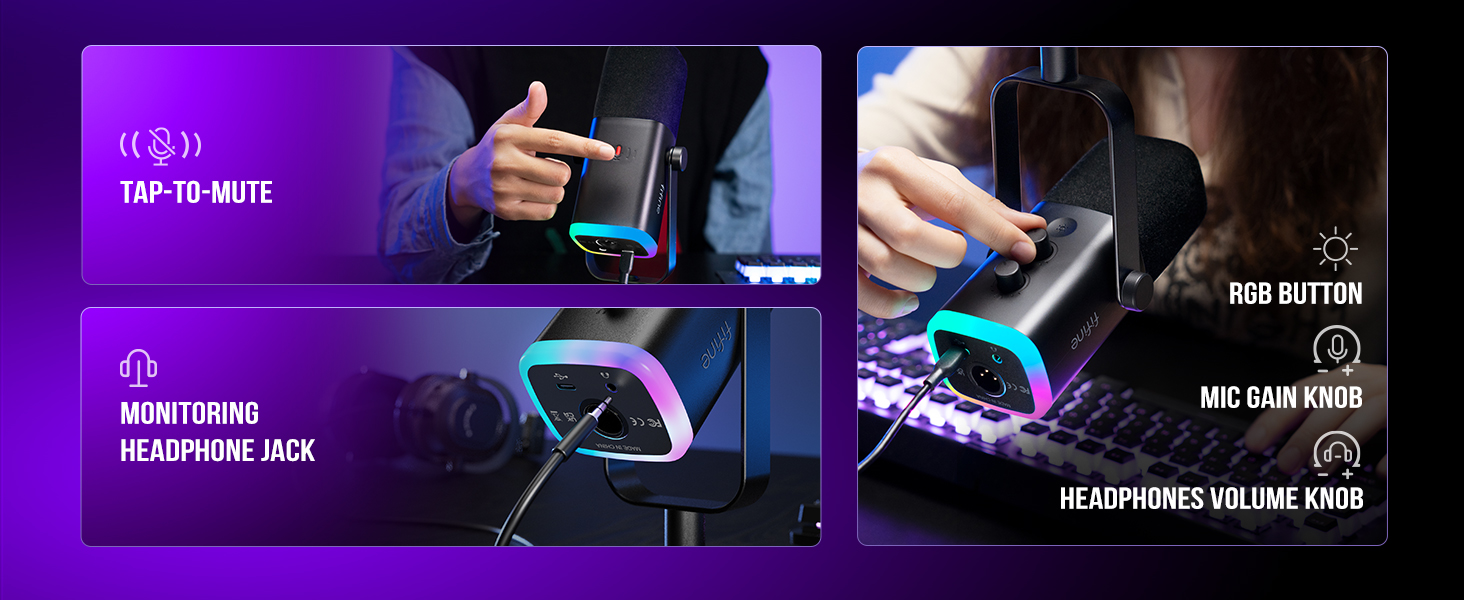 fifine gaming microphone