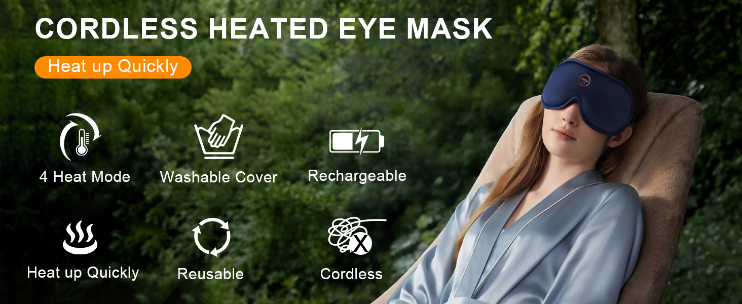 heated eye mask
