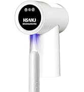 Wall Mounted Toothbrush Holder, 3-in-1 Electric Toothbrush Organizer &amp; Sanitizer, Smart Lid Senso...