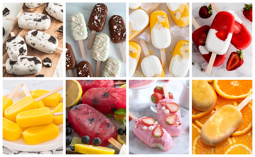 Colorful popsicles