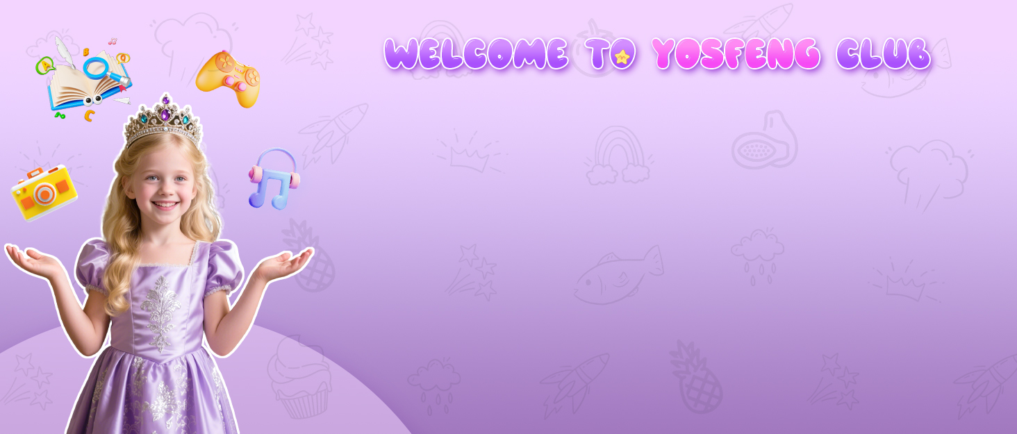 YOSFENG Kid Phone for 3 4 5 6 Year Old Girls Gifts