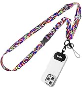 Azrra Adjustable Crossbody Phone Lanyard: Universal Crossbody Phone Strap Adjustable Cell Phone L...