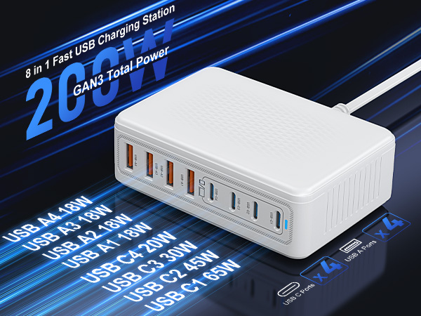 chargers for multiple devices charging station for multiple devices type c charging block