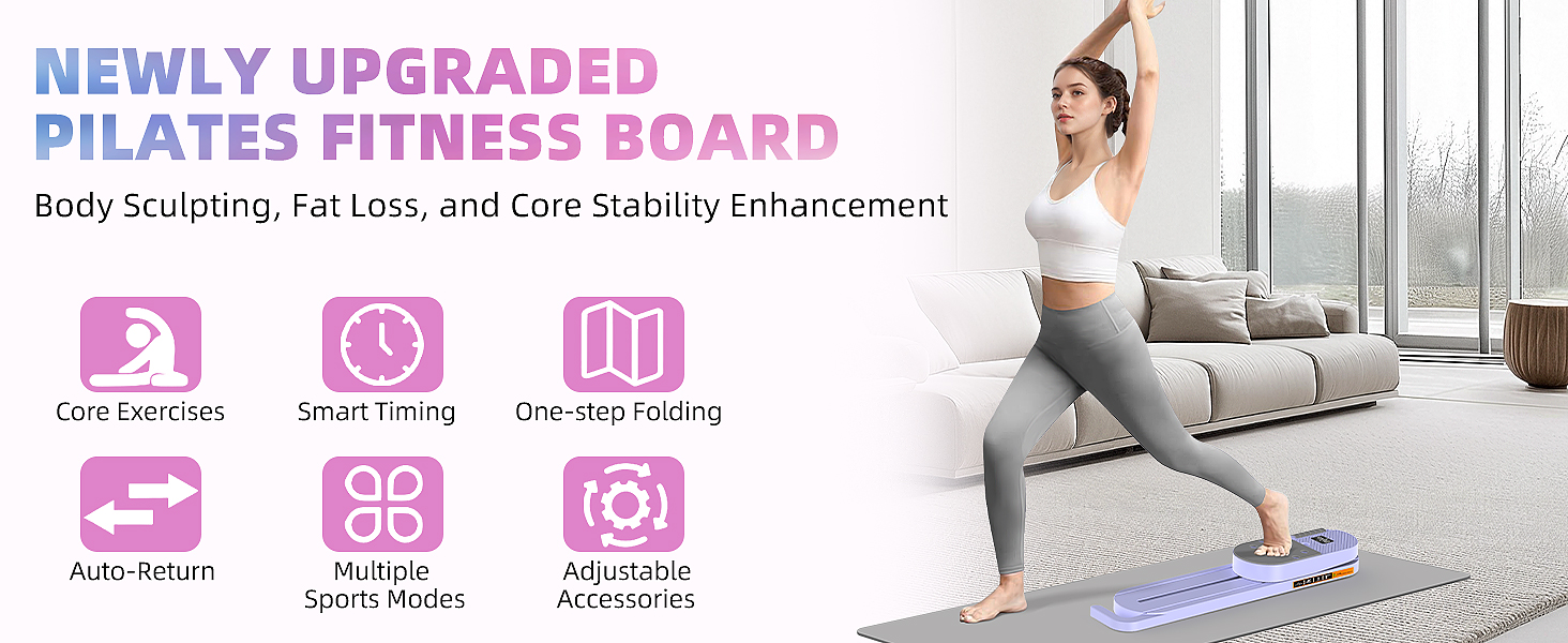 NEWLY UPGRADED PILATES FITNESS BOARD