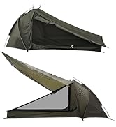 Onewind Ultralight One Person Tent, Waterproof Backpacking Tent with Rainfly Mesh Poles Easy Setu...
