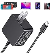 45W USB C Charger for Nintendo Switch, 6 FT USB C Cable Type C Charger Fast Charging USB Type C C...