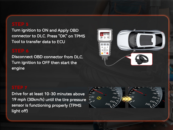 OBDII RELEARN STEP 5/6/7