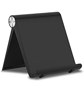 HZZADZXW Cell Phone Foldable Stand for Desk, Portable Cell Phone Holder, Adjustable Tablet Dock, ...